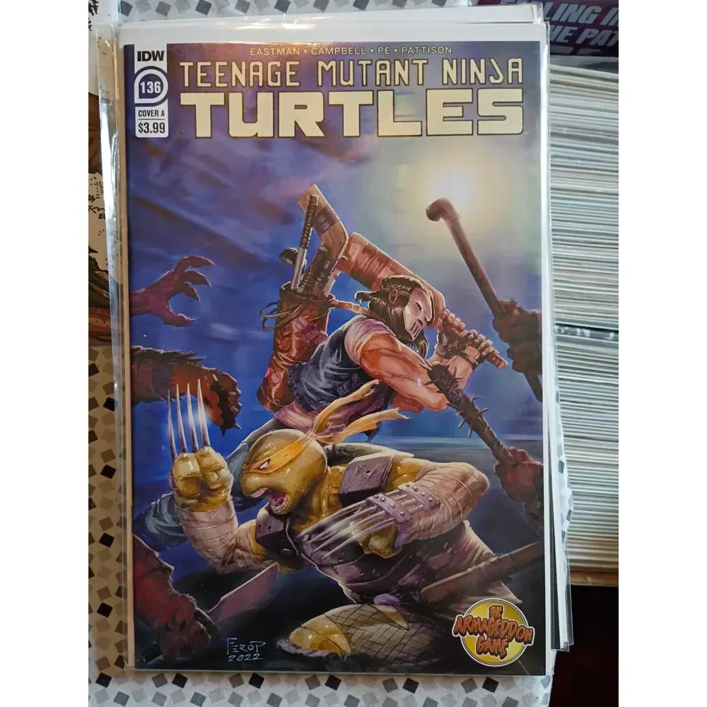 TEENAGE MUTANT NINJA TURTLES Comic Lot Of 5 VF To NM #1's Variant Virgin Idw